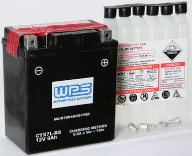 Wps Battery Maint Free Ctx7L-Bs - CTX7L-BS