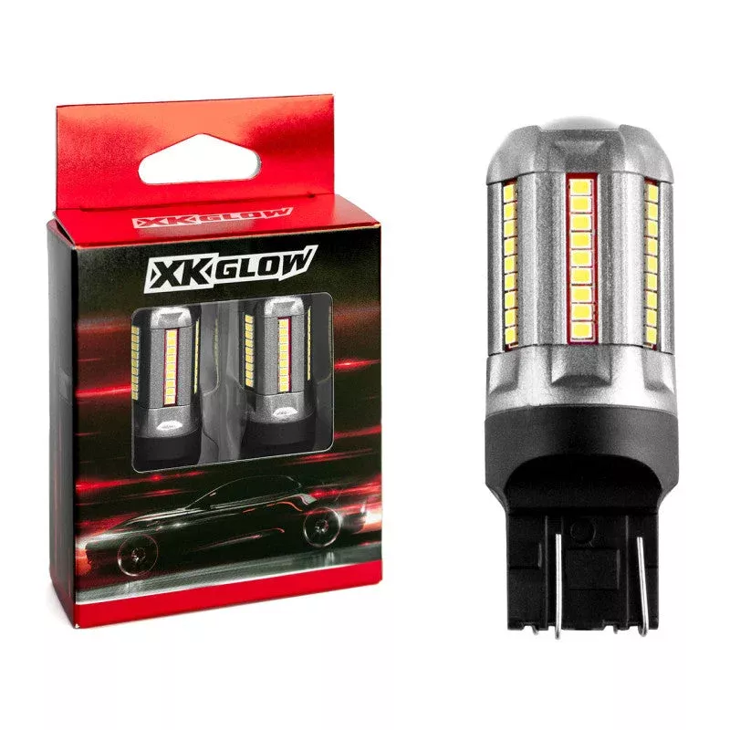 XKGLOW 2pc Red 7440 Auto Bulb