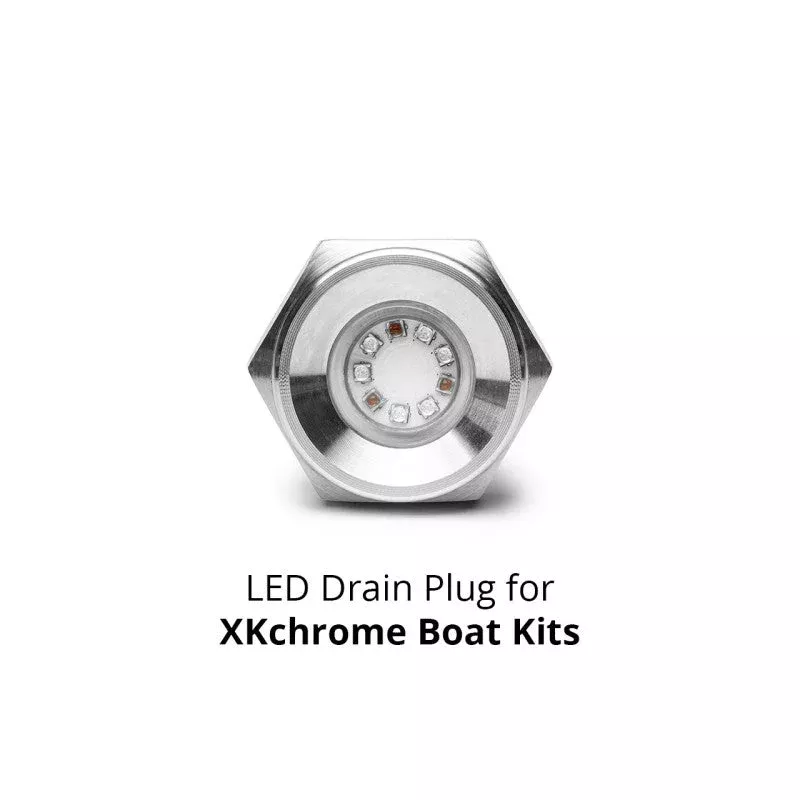 XKGLOW Drain Plug IP 68 Marine Underwater Light 13.5W 1/2in