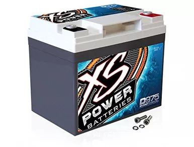 XS Power D975 AGM Audio Series 2100 Max Amp 525 Cranking Amp 12V Battery
