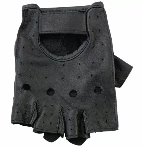 Z1R 243 Mens Fingerless Motorcycle Half Gloves