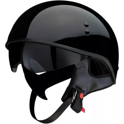 Z1R Vagrant Half Helmet – Gloss Black