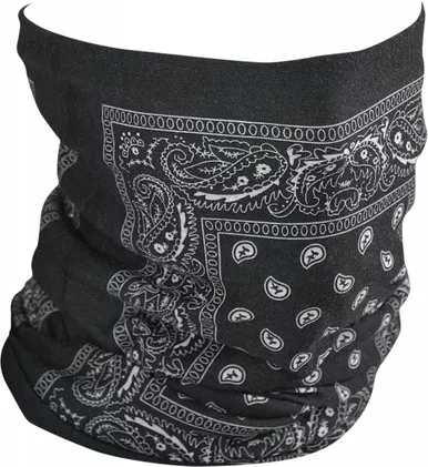 Zan Motley Tube Fleece Lined (Black Paisley) – TF101