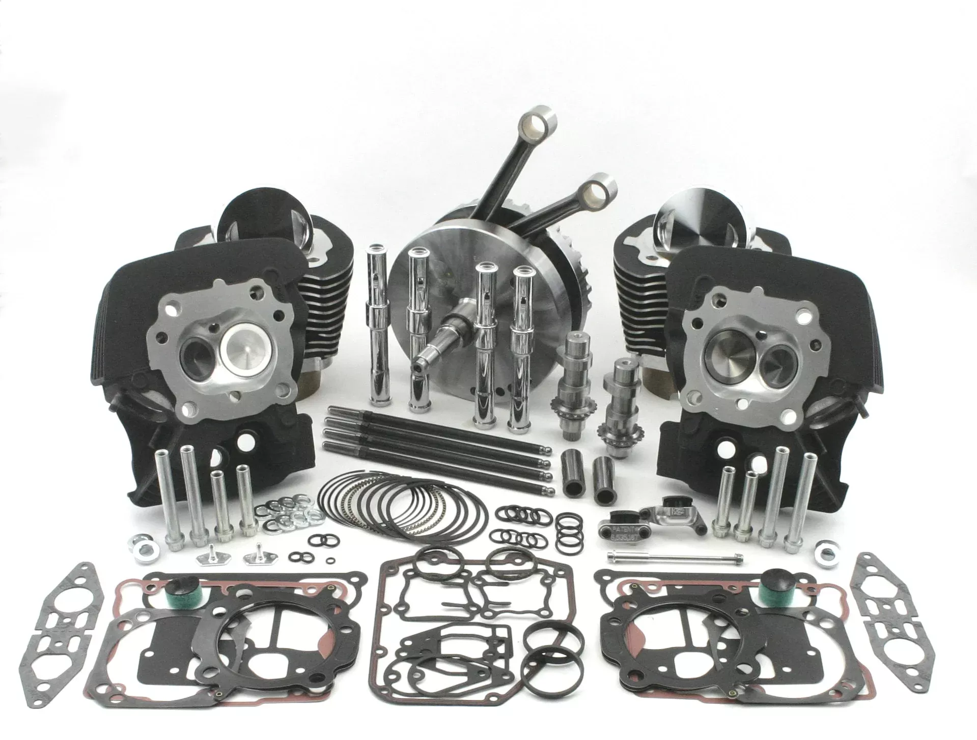 ZIPPERS PERFORMANCE TWIN CAM MUSCLE 124″ KITS HARLEY MODELS 07-17